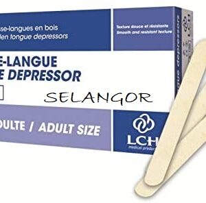L’abaisse-langue en bois non stérile