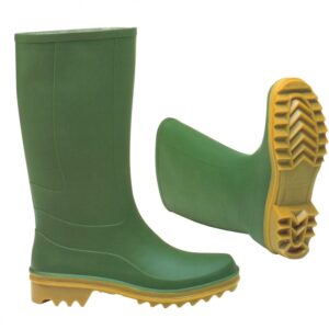 Bottes de sécurité couleur verte et noir