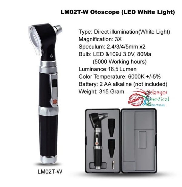 Otoscope fibres optiques LED - Image 2