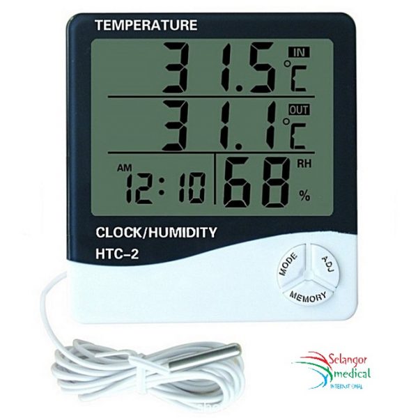 Thermo Hygromètre Numérique HTC-2 Avec Sonde