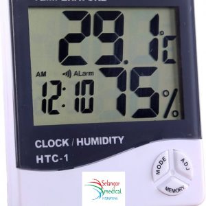 Thermomètre et hygromètre numérique HTC-1