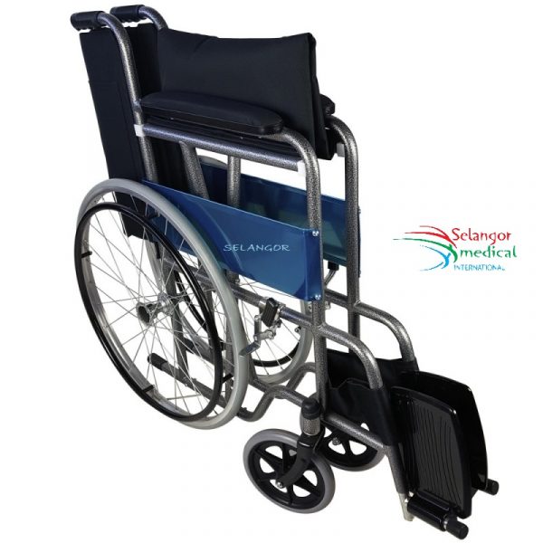 FAUTEUIL ROULANT ADULTE EN ACIER CHROME - Image 5